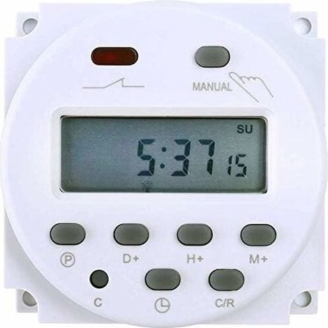 [JAMAIS UTILISÉ]Minuteur électronique DC12V 16A 16 programmes Écran LCD programmable (1/5)