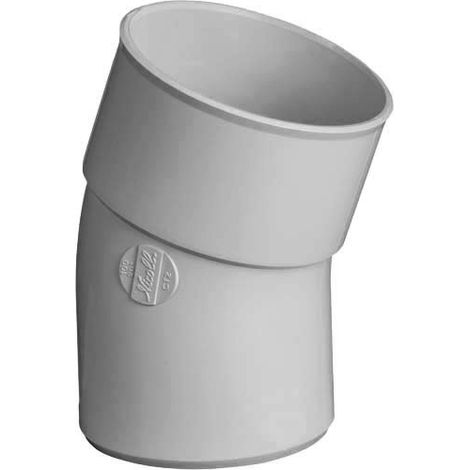 Coude Mâle Femelle 20° Ø100 gris