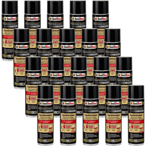 Adesivo spray per tappezzeria IsolBau 20 x 500 ml (1/5)