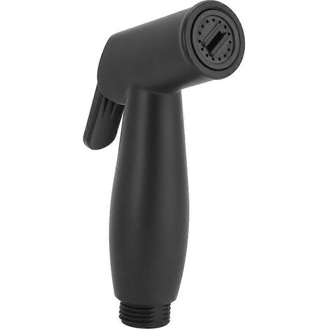 Pommeau de douchette WC manuel noir mat, buse de nettoyage salle de bain en ABS, accessoire hygiène pour toilettes, pulvérisateur portable à main (1/5)
