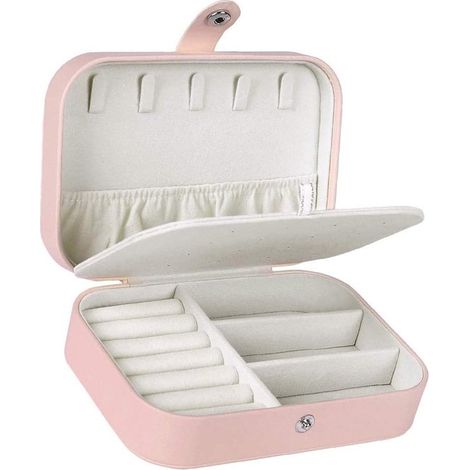 Boîte à bijoux - Coffret à bijoux - Organisateur de bijoux - Boîte à montres - Rangement pour bijoux - Petite boîte à bijoux pour filles - Boîte - Filles/Femmes - Adultes - Boîte à bijoux pour filles (1/5)