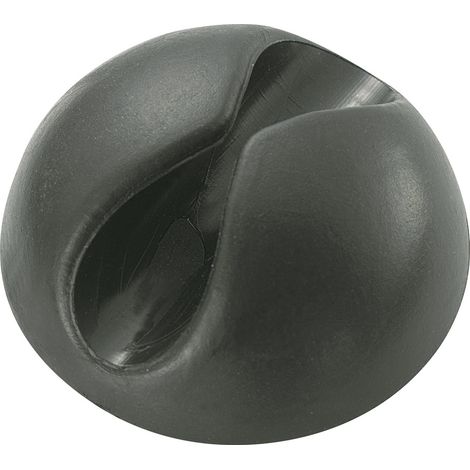 TRU COMPONENTS SWC-10BK/4P Kabelhalter selbstklebend 542250 Bündel-Ø-Bereich 9 mm (max) Schwarz 1