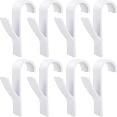 8 Pcs Gancho Toallero para Radiador Toallero, Ganchos Radiador Toallero de Plástico,Gancho para Radiador Toallero Resistentes para Toallas y Ropa (1/5)