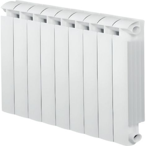 Zentralheizung aus Aluminiumguss 9 Elemente weiß KLASS 600