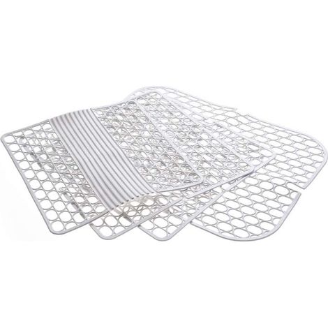 Set 2 Tappeto Lavello 30 x 30 cm + Parabordo