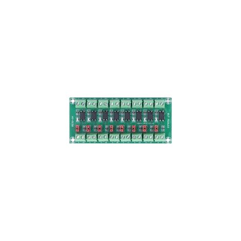 Placa de aislamiento con optoacoplador, módulo controlador de 8 canales, aislado fotoeléctrico 817, 3,6-30 V.