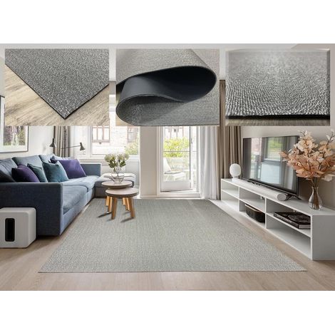 Tapis Vinyle Tressé pour Salon et Cuisine - Lavable, Extérieur, Couloir (1/5)