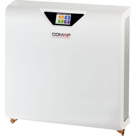 Comap – Centrale de traitement d'eau KOMEO – Adoucisseur d'eau – Débit 2m3/h – Dimensions 59x59x17cm – Garantie 3 ans