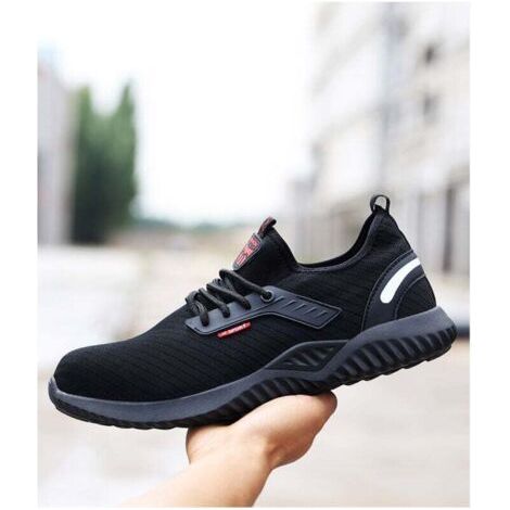 Sicherheitsschuhe mit Stahlkappe für Damen und Herren, leichte Arbeitsschuhe, rutschfeste Sneaker, wasserdichte Sicherheitsschuhe, bequeme Tennisschuhe, EU-Größe 40 (1/5)