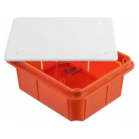 Pawbol Boîte d'encastrement - 119x96x45 mm - Couvercle blanc - Esthétique et durable (1/5)