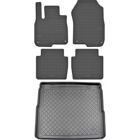Honda CR-V SUV V a partir de octubre de 2018 SET - Alfombrillas de goma para coche + alfombrilla para maletero