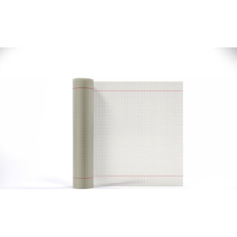 Rete per intonaco uso interno leggera in fibra di vetro con maglie 4x5mm Rotolo 50mt BRIXO