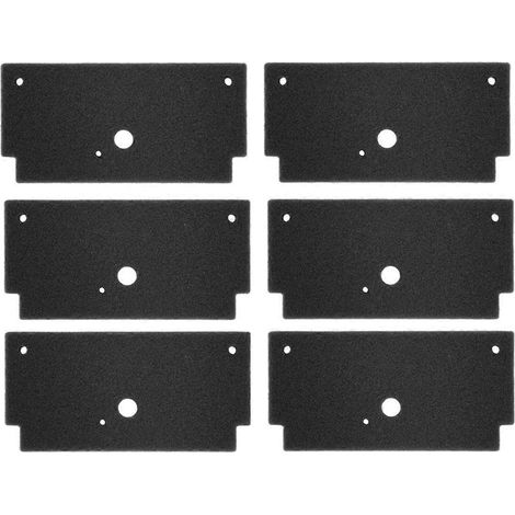Lot de 6 filtres éponge pour sèche-linge compatibles avec Bosch 12022801, Constructa CWK3R200/02 et Siemens WQ33G2C90/01 (1/5)