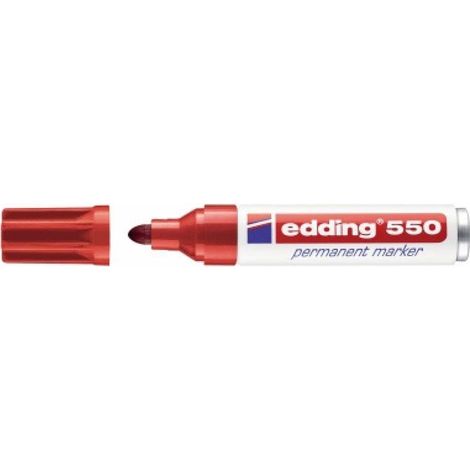 Edding edding 550 4-550002 Permanentmarker Rot wasserfest: Ja (1/5)