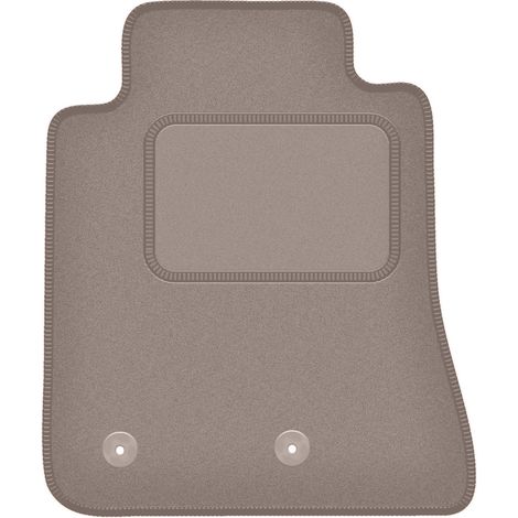 Tapis conducteur beige pour : Ford Mustang MK6 coupé (2014-)
