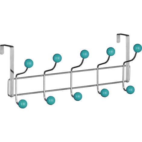 Premier Housewares Over Door Turquoise Plastic Balls 10 Hook Hanger (1/5)