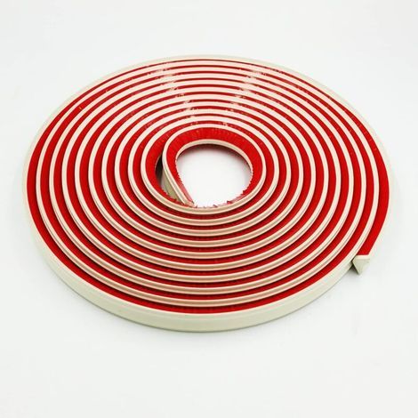 5 Mètres Garniture de moulure flexible,Bandes de Calfeutrage,Auto-adhésif,Pour Coins de Baignoire,Toilettes,Comptoirs,Plinthe,Bord du Sol et du Carrelage,25mm Blanc (1/5)