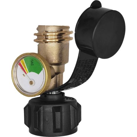 Jauge de Niveau de Bouteille de Gaz pour Camping-Car, Jauge de Bouteille de Propane, Mesure De Gaz Pour Cylindres 2-18kg Cuisinière Chauffage Brûleur Grillades Barbecue Terrasse Camping (1/5)