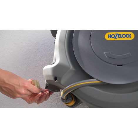 Dévidoir automatique à fixation murale - Auto Reel 20m - HOZELOCK -  Garantie 2 ans + 3 ans d’extension de garantie