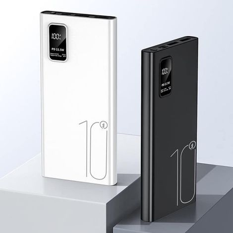Andowl - Power Bank 10000mah Ricarica Veloce 4 Ingressi Usb Type-c Micro Usb Torcia Q-cd220 Pd22.5w - (1/5)