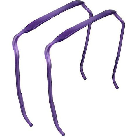 Set mit 2 unsichtbaren Haarbändern für lockiges und dickes Haar, großes Haarband für lockiges und dickes Haar, lila Haaraccessoire (1/5)