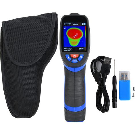 Caméra thermique infrarouge portable XE-26, imageur thermique à main, détecteur de température IR, appareil de mesure thermique professionnel (1/5)