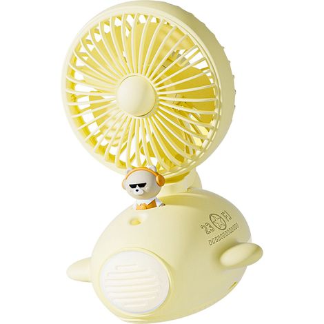 Schöner Luftbefeuchter mit Sprühfunktion, USB-Ladefunktion, ideal für Studentenwohnheime, Büros und Arbeitsplätze, gelb (1/5)