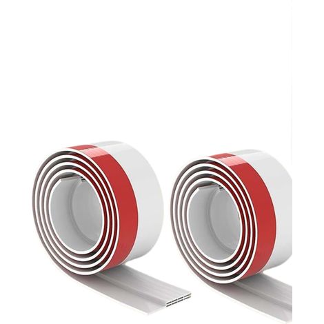 Lot de 2 boudins de porte, 99 cm de long, coupe-froid sous porte, joint d'étanchéité insonorisé pour portes, 5 cm de large (1/5)