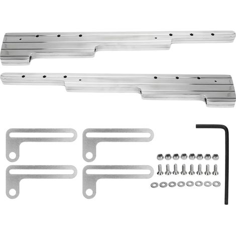 Cache de fils de bougie pour Chevy SBC BBC SBF 302 350 454 V8, support de remplacement, argenté (1/5)