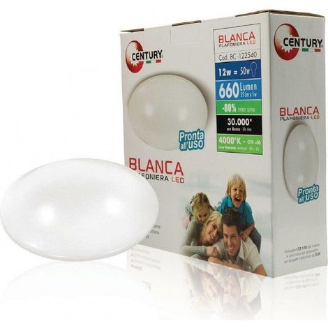 Lamp.led Plafon. Tonda 12w Ip20 4000k (1/3)