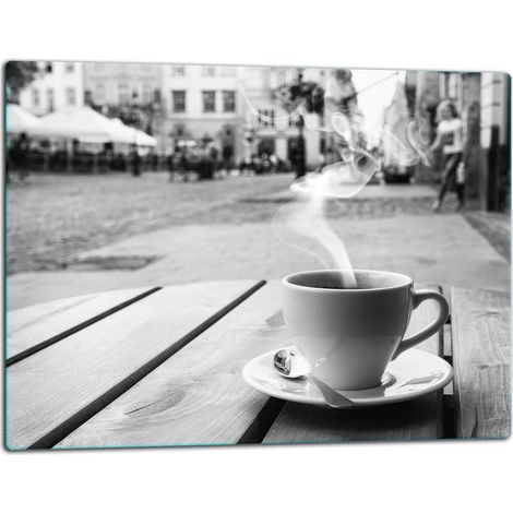 Tabla de cortar de vidrio de 52x40 cm para café (1/5)