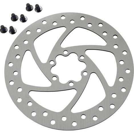 Scooter parts 160 disc brake disc six-hole brake disc round brake pads with mounting screws (1/4)