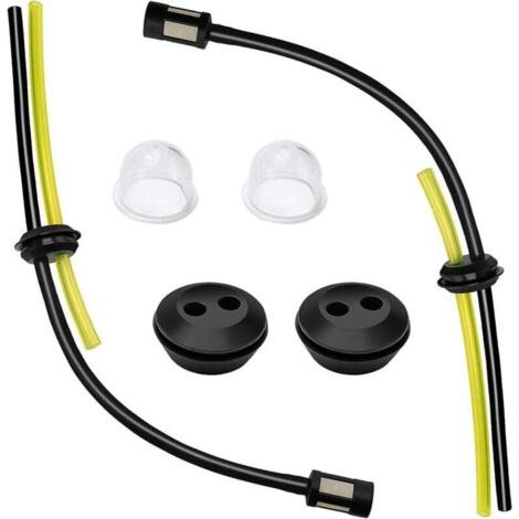 Kit de 2 filtres pour conduite de carburant, conduites de réservoir pour débroussailleuse, remplacement universel pour conduite de carburant, poire d'amorçage, tube de joint, pour débroussailleuse, tr (1/5)