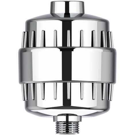 20-stufiger Duschfilter zur Kalkprävention, der Chlor und Fluorid entfernt – 2 Filterelemente enthalten – Duschfilter (1/4)