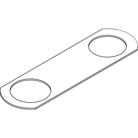 Placa de montaje AXOR Citterio C de hansgrohe, 49449000