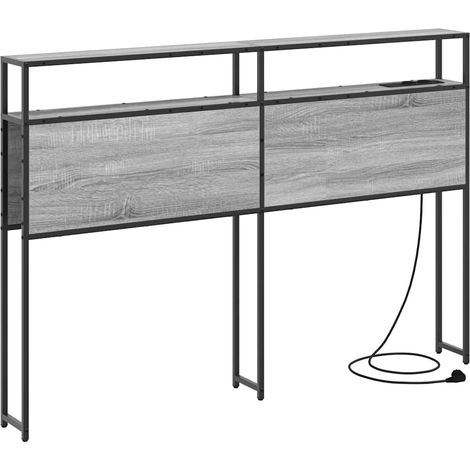 Maison Exclusive - Testata contenitore Grigio sonoma Legno multistrato