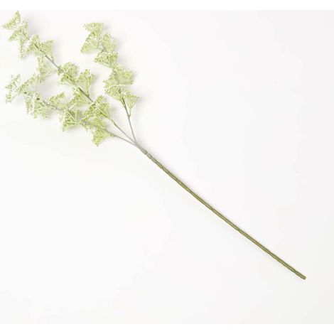 HOMESCAPES Artificial Stem of White Flower, 60 cm (1/5)