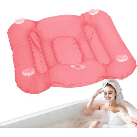 Aufblasbares Badewannenkissen, ideal für eine entspannende Massage, rutschfestes Badezimmeraccessoire (1/5)