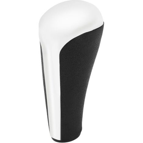 BUNTHAUS Pommeau de Levier de Vitesse, Knob de Levier Vitesse Automatique Noir Trou de Montage 12mm pour Amélioration Remplacement Peugeot 206 207 307 (1/5)