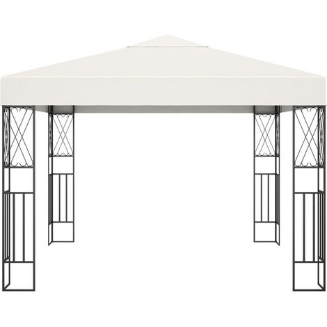 Tonnelle 3x3 m Crème Tissu