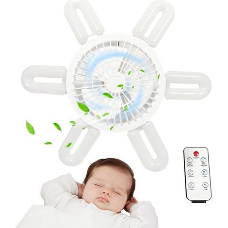 Fonctionnalité 2 En 1 Ventilateur à Douille LED, Lumière Réglable à 360 Degrés, Ampoule Silencieuse Pour Plafond 16,14 X 16,14 Pouces Pour Améliorer (1/5)