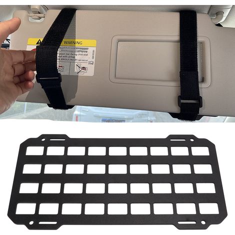 Aufbewahrungshalterung für Sonnenblenden im Auto / Aufbewahrungshalterung für Autozubehör / taktische Ausrüstung. (1/5)