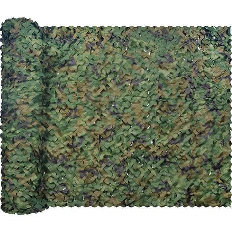Filet de camouflage, rouleau en vrac de filets pare-soleil pour la chasse à l'affût, le tir et la décoration de fêtes à thème militaire (1/5)