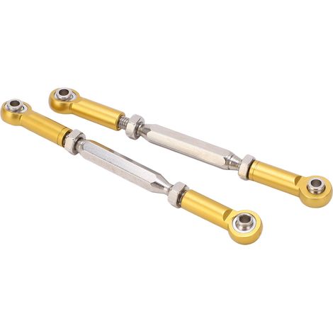 2 Pièces Bras de Suspension Arrière et Tige de Direction pour Camion de Course JLB 1/10 (1/5)