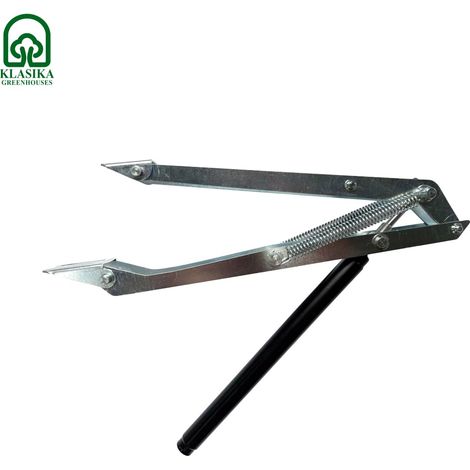 Automatischer Fenster- und Türöffner für Gewächshäuser UNIVERSAL – 20 kg Hubkraft, 45 cm Öffnung, Easy-Clip, hergestellt in der EU (1/5)
