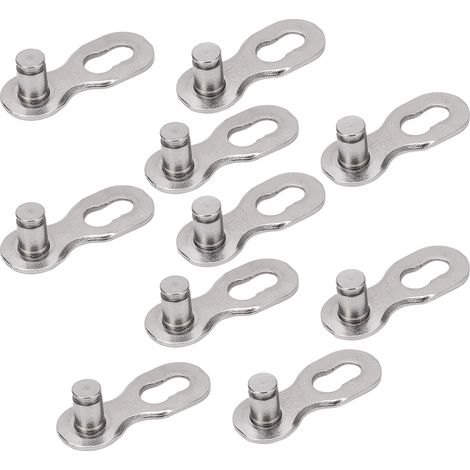 CANSUCC Connecteur de Chaîne Rapide pour Vélo 9 Vitesses, 5 Pièces Maillons de Liaison Durables et Faciles à Installer (1/5)