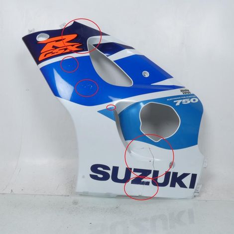 [PRODUIT D'OCCASION] Flanc gauche origine pour moto Suzuki GSXR 750 1997 à 2000 (1/5)