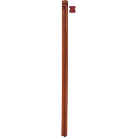 Poteau line'aire en bois traite' cm 6x6x180 pour caillebotis de terrasse de jardin exte'rieur