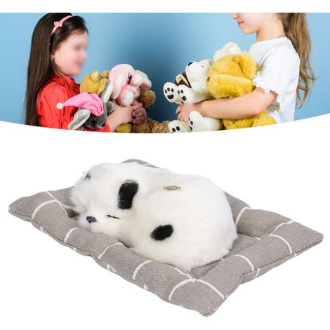 Peluche Dog Animé avec Coussin et Son - Jouet Plush Petit Dalmatien Simulé (18x13.5cm, 59g, LR41, 1x) (1/5)