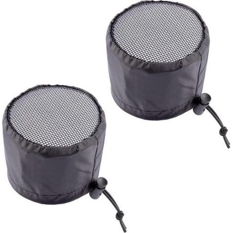 Grille de ventilation 6" pour tente de culture avec boucle de fixation, anti-poussière et extracteur d'air - Lot de 2 (1/5)